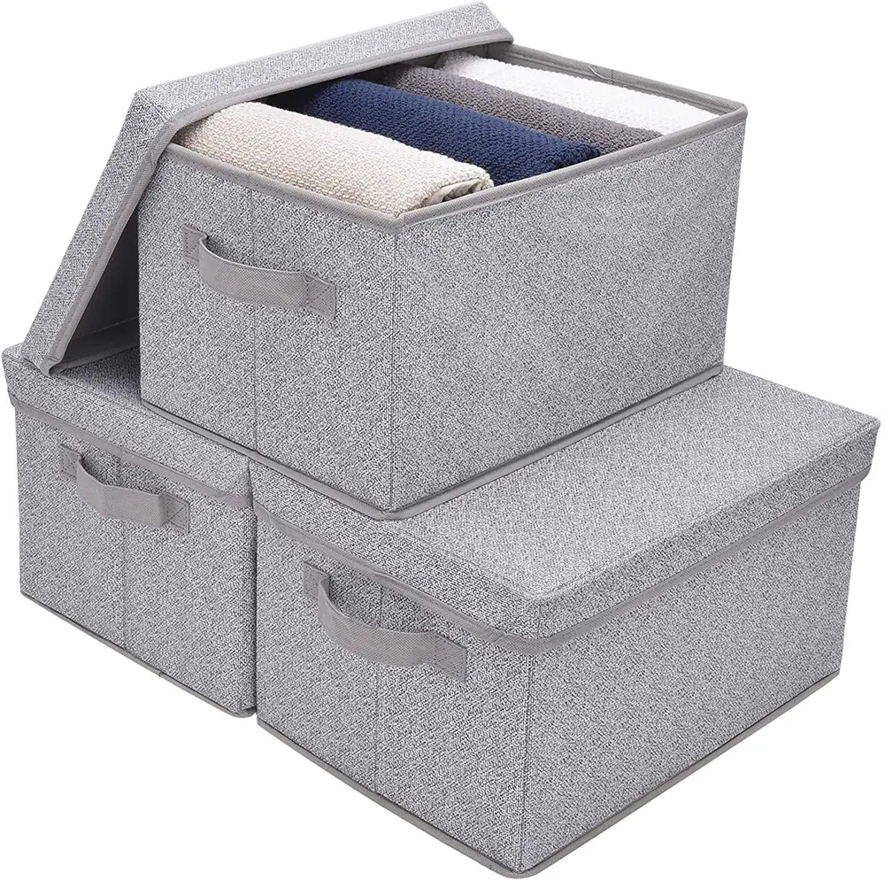 Factory sell Storage Bins Fabric With Lids
