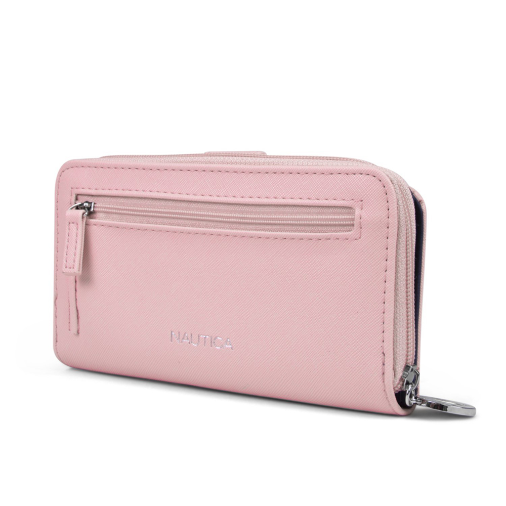 Custom Blocking Zip Womens Wallet - Image 2