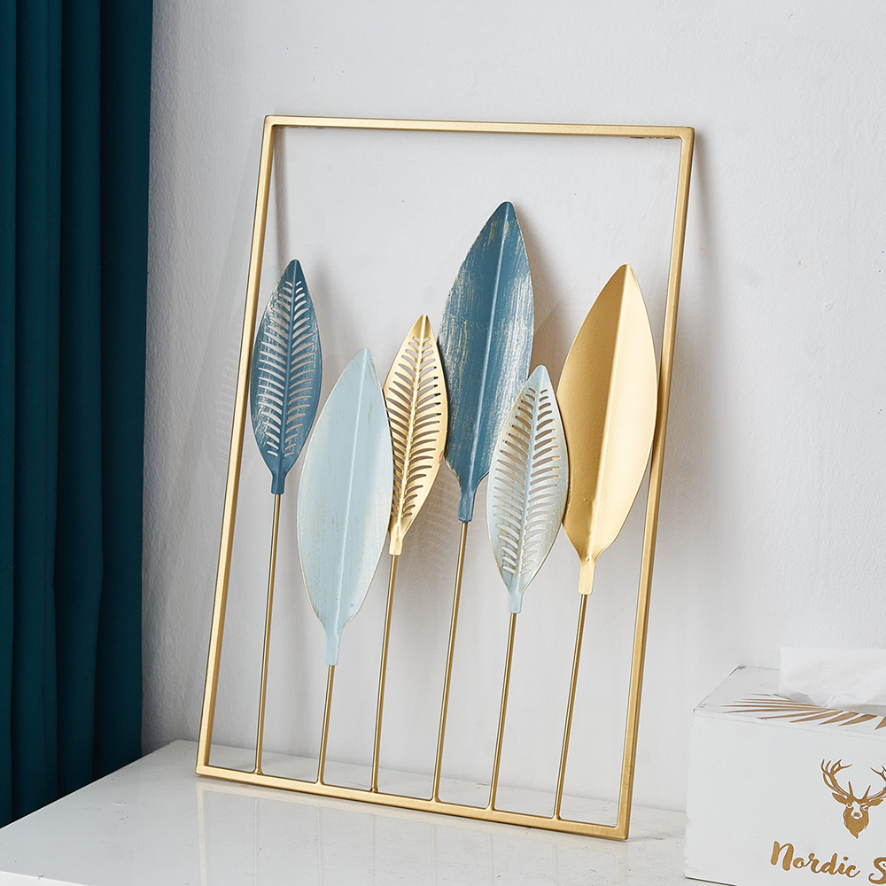 Metal Leaf Wall Decoration