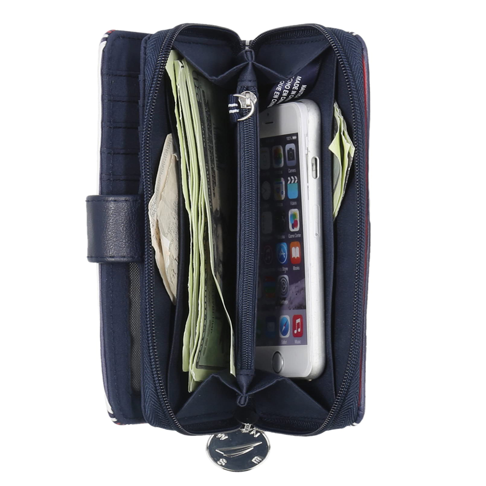 Custom Blocking Zip Womens Wallet - Image 4